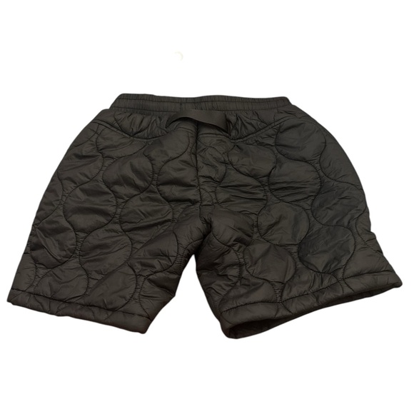 LIFE CODE black quilted nylon shorts size S - Picture 2 of 4